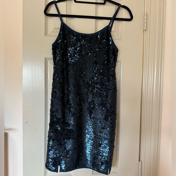 NBD | Perla Mini Dress - Dusty Indigo - Picture 2 of 4
